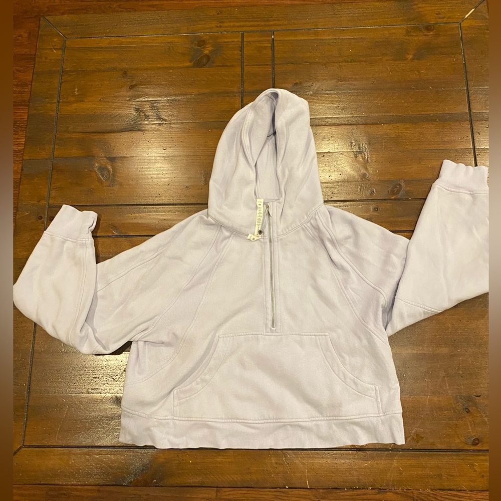 Lululemon Scuba Oversized Half Zip Hoodie - light lavender - XL/XXL